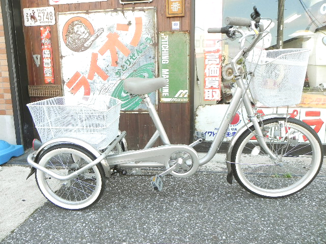たっぷり積める3輪自転車