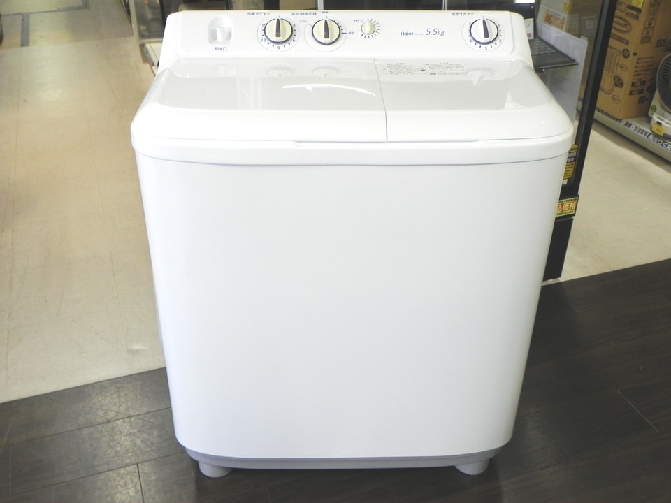 2槽式洗濯機 Hair JW-W55E