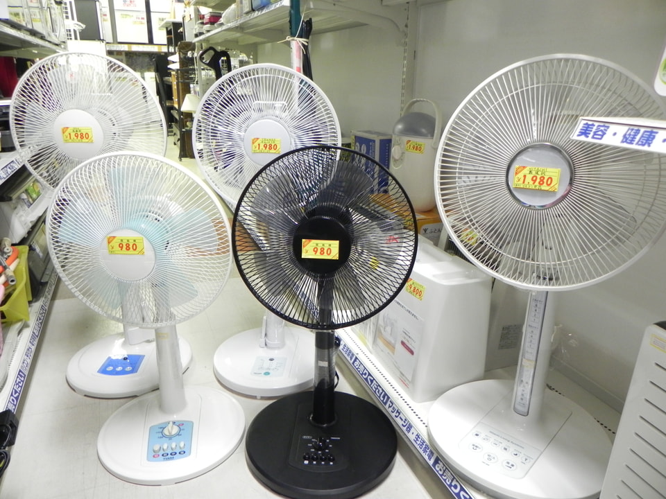 扇風機各種あります!